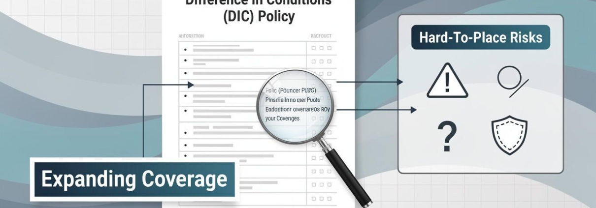Difference in Conditions Policies: Expanding Coverage for Hard-To-Place Risks
