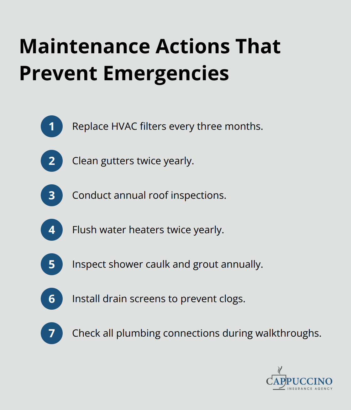 Recurring maintenance tasks landlords should schedule - proactive risk mitigation